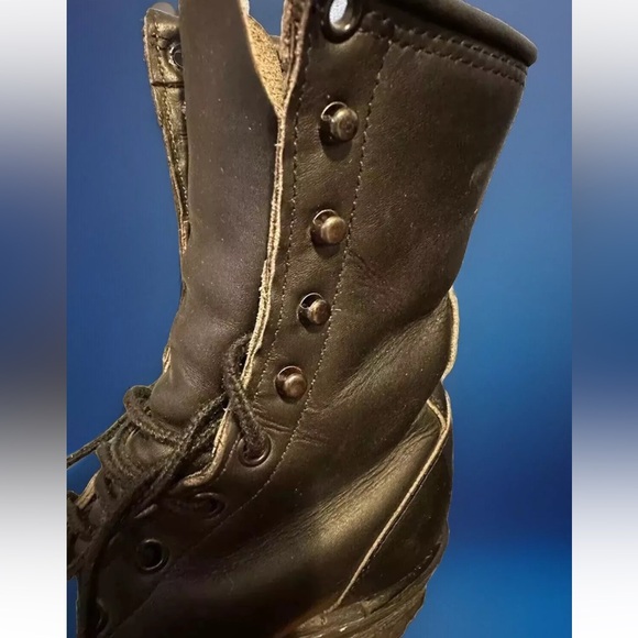 Double H motorcycle boots w/embroidered rose - Picture 3 of 8